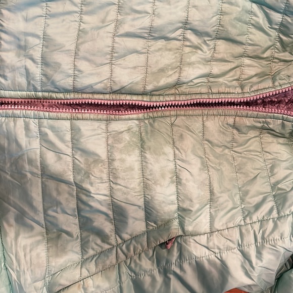 The North Face Girls reversible mossbud swirl insulated Jacket - Picture 3 of 5